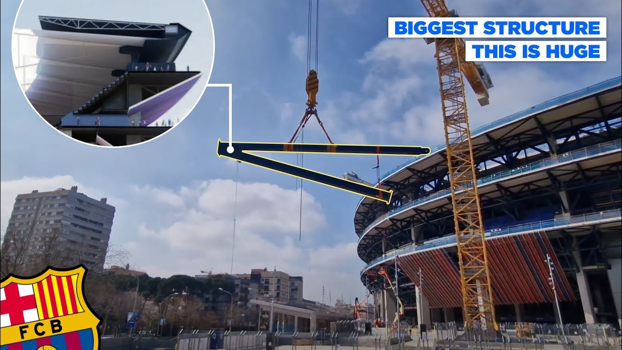 Camp Nou Update &ndash; March 2026 | They Lifted the Biggest Piece Ever&hellip;