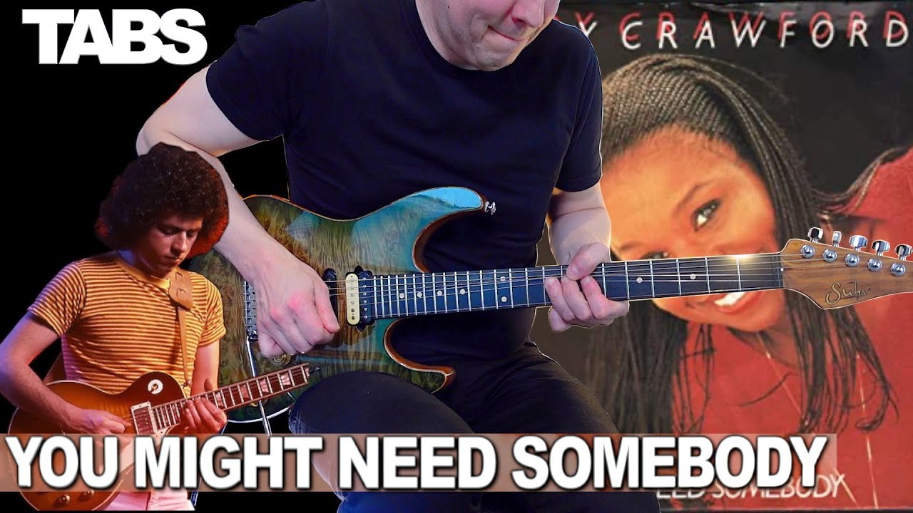 Randy Crawford - You Might Need Somebody | Guitar cover WITH TABS | STEVE LUKATHER