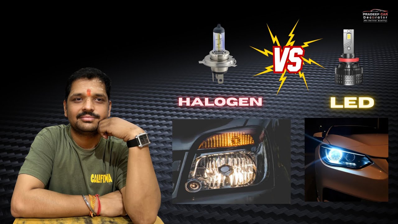 Halogen vs LED Light - Which Is Better For Car ? | Is It Safe To Replace Halogen With LED? #carlight