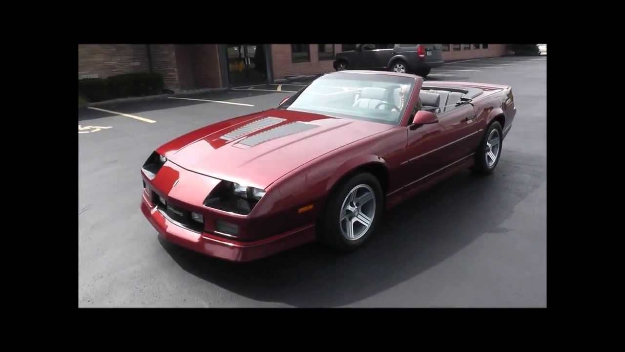 1988 Chevrolet Camaro IROC Z Convertible