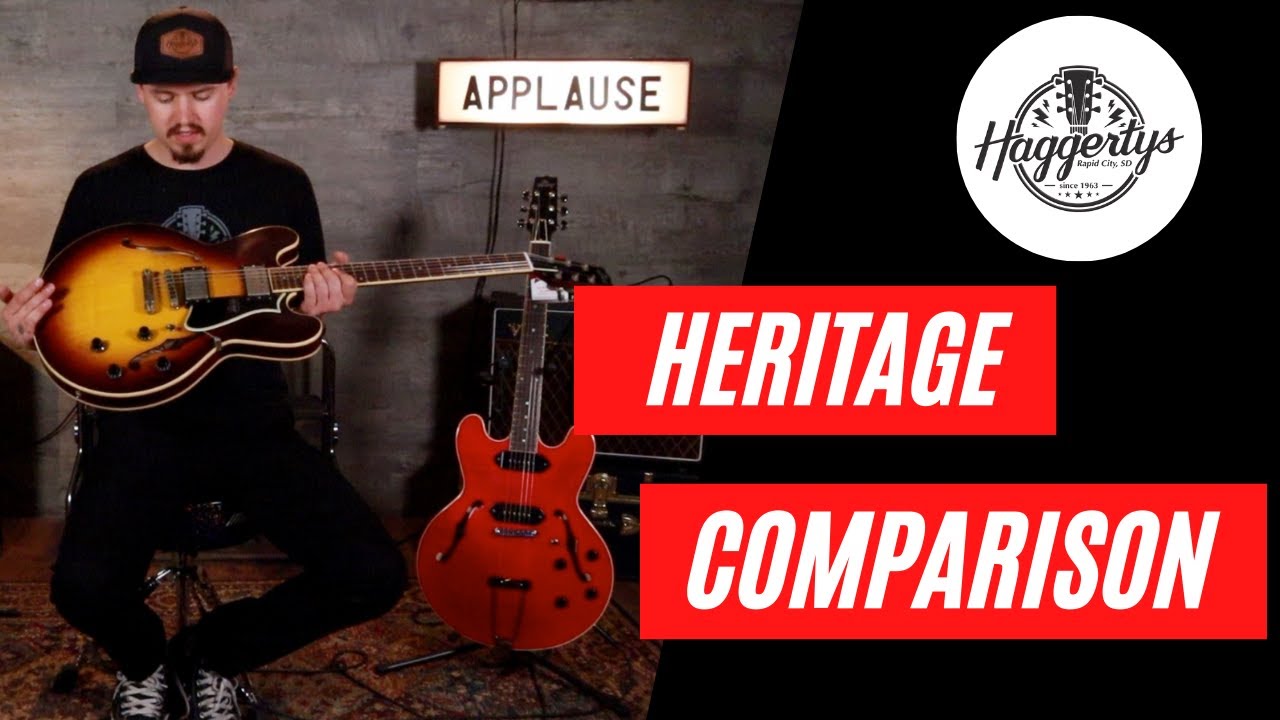 Haggertys Music - Heritage Comparison