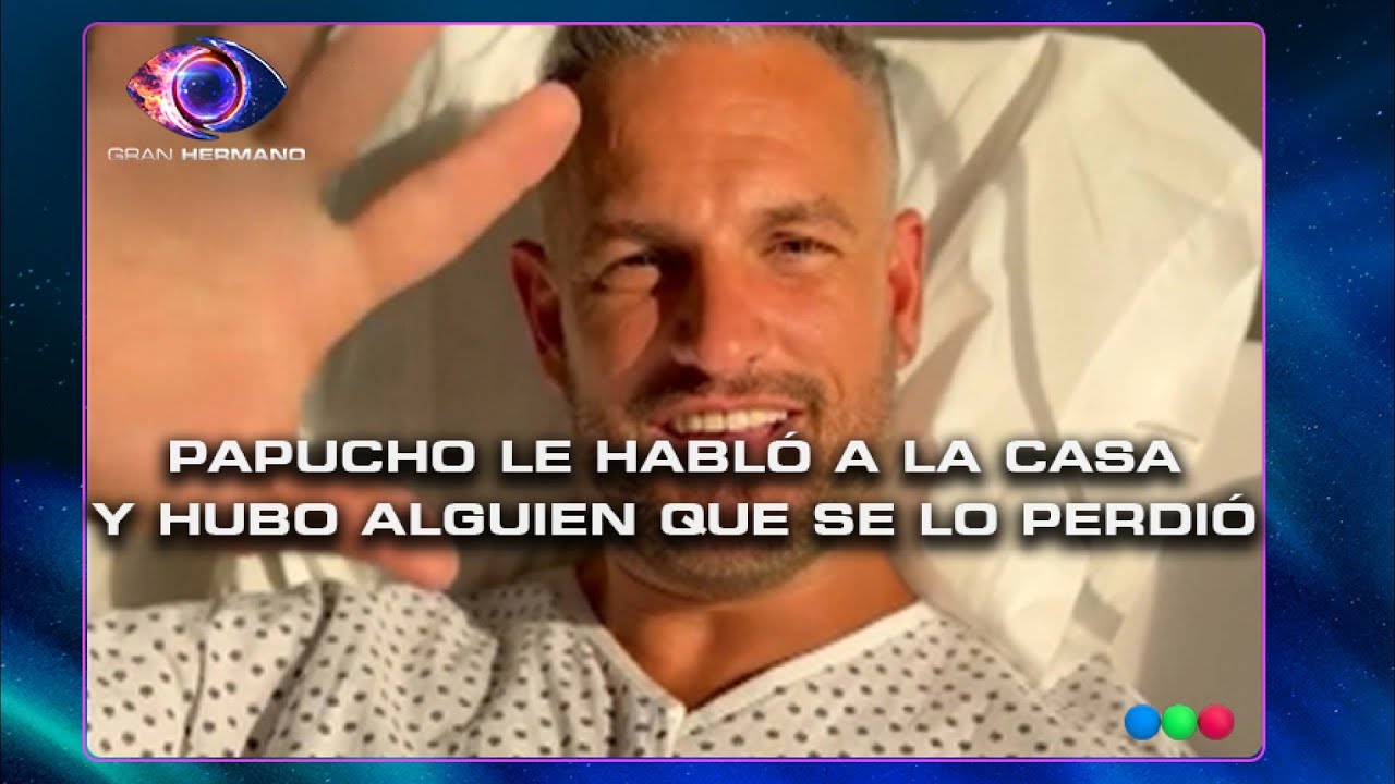 El saludo de Claudio desde el hospital: 