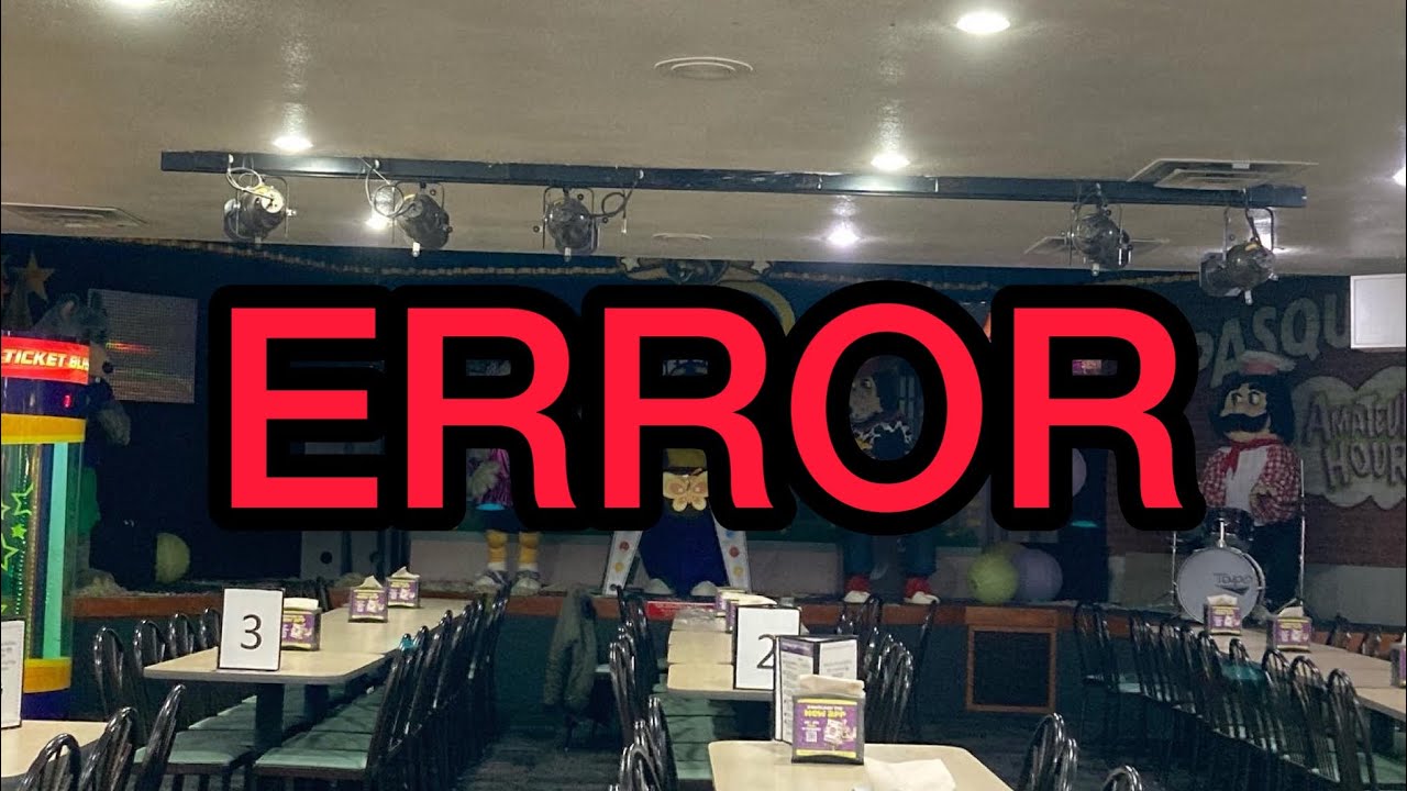 Chuck E Cheese Lynnwood, WA Stage Technical Error “Out Of This World”