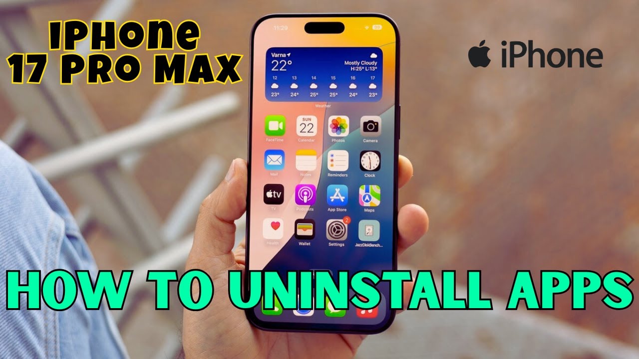 Как удалить приложения на iPhone 17 Pro Max #последнее