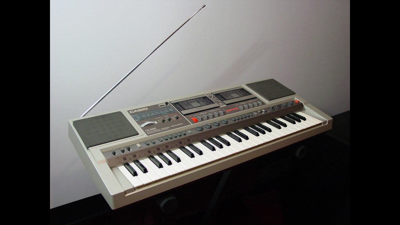 Casio Synthesizer - Casiotone CK-500 - Boombox Personal Recording Studio