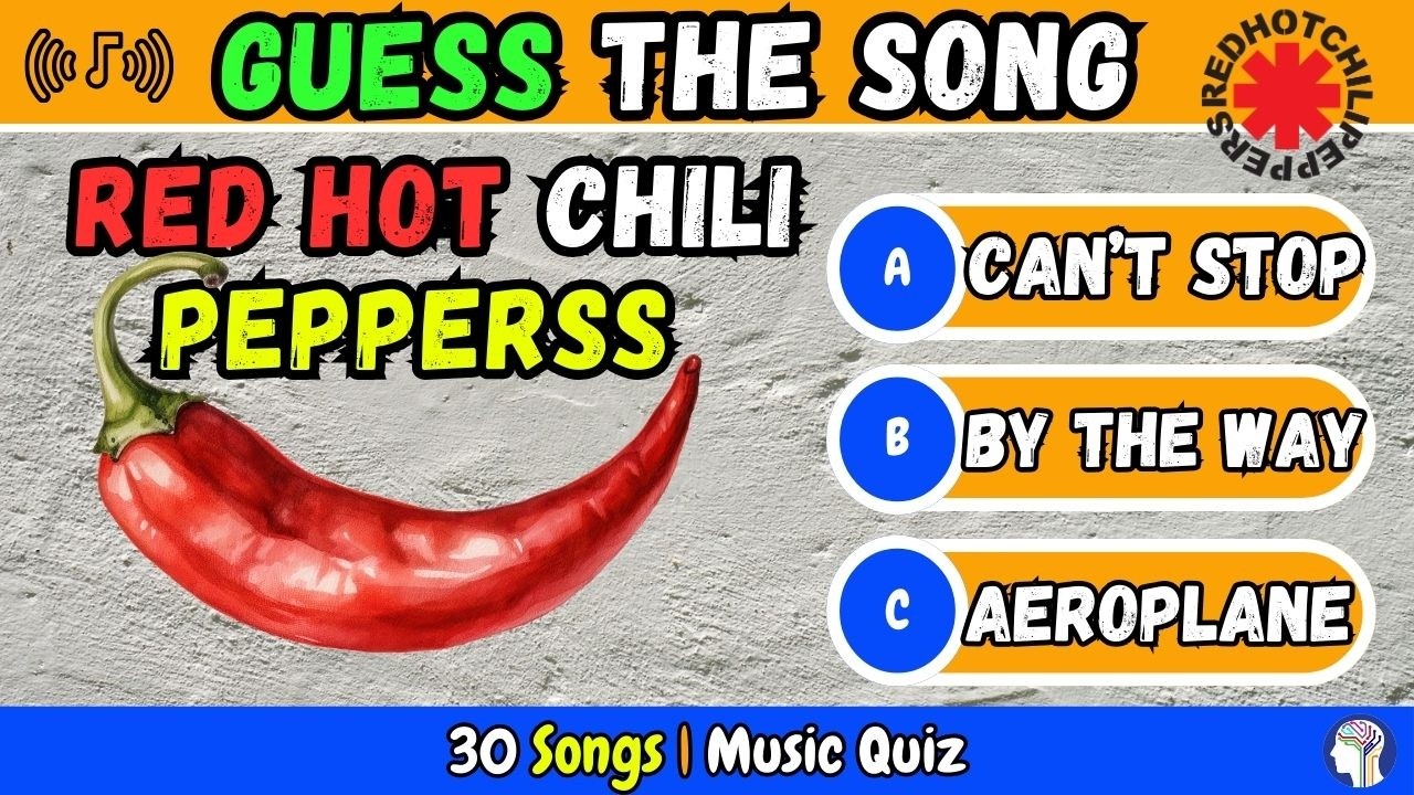 Угадайте песню RED HOT CHILI PEPPERS за 5 секунд!