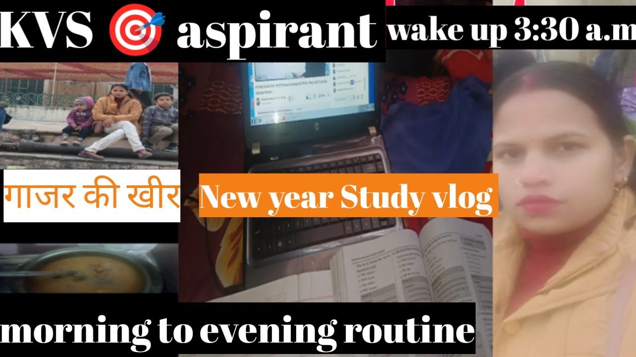 KVS 🎯 aspirant daily study routine housewife mother new year 2026 vlog #kvs prt📚📚✅