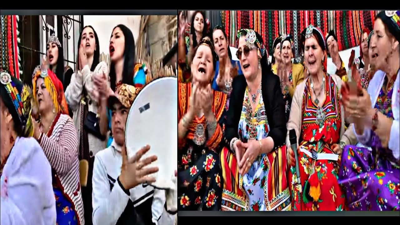 urar lekhalath,belle ambiance de chant traditionnel kabyle par les femmes de bouzeguene
