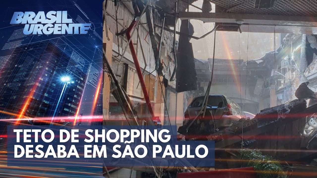 Teto de shopping cai em Osasco