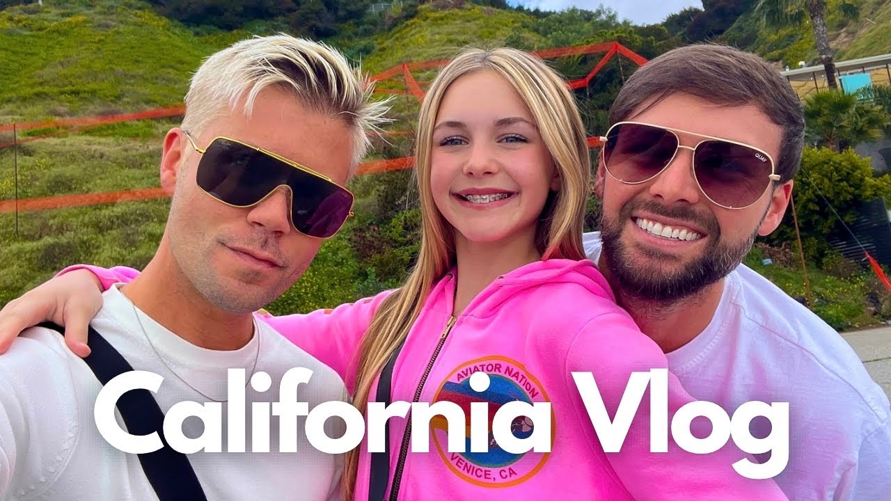 CALIFORNIA VACATION VLOG!! Malibu Beach, Birthday Celebrations, Aviator Nation, Disneyland, & More!!