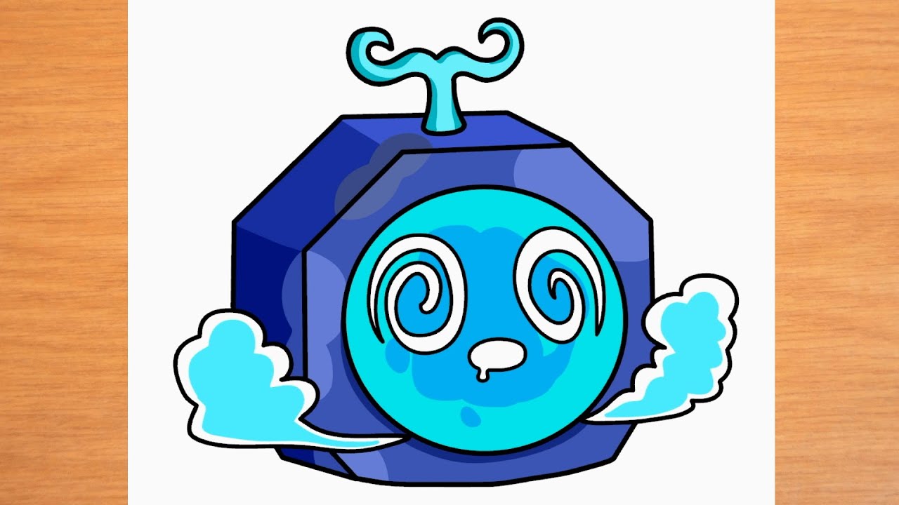 Como dibujar a Portal | Blox Fruits - Como desenhar a FRUTA PORTAL de BLOX FRUITS