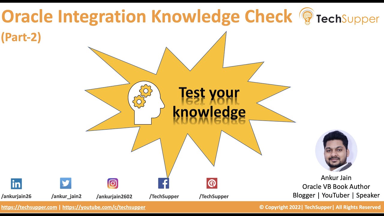 Oracle Integration Knowledge Check Part 2 | OIC