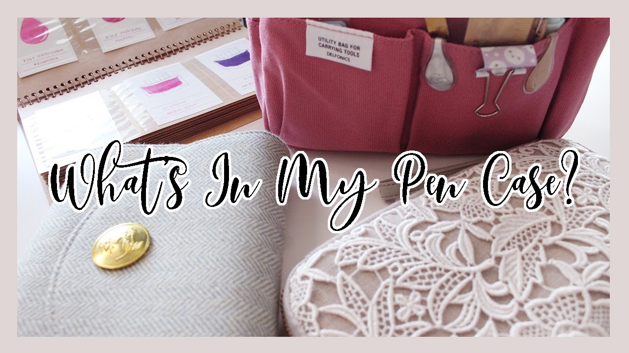 What's In My Pen Pouch? |. Delfonics Small Utility Pouch | Ana Jolene