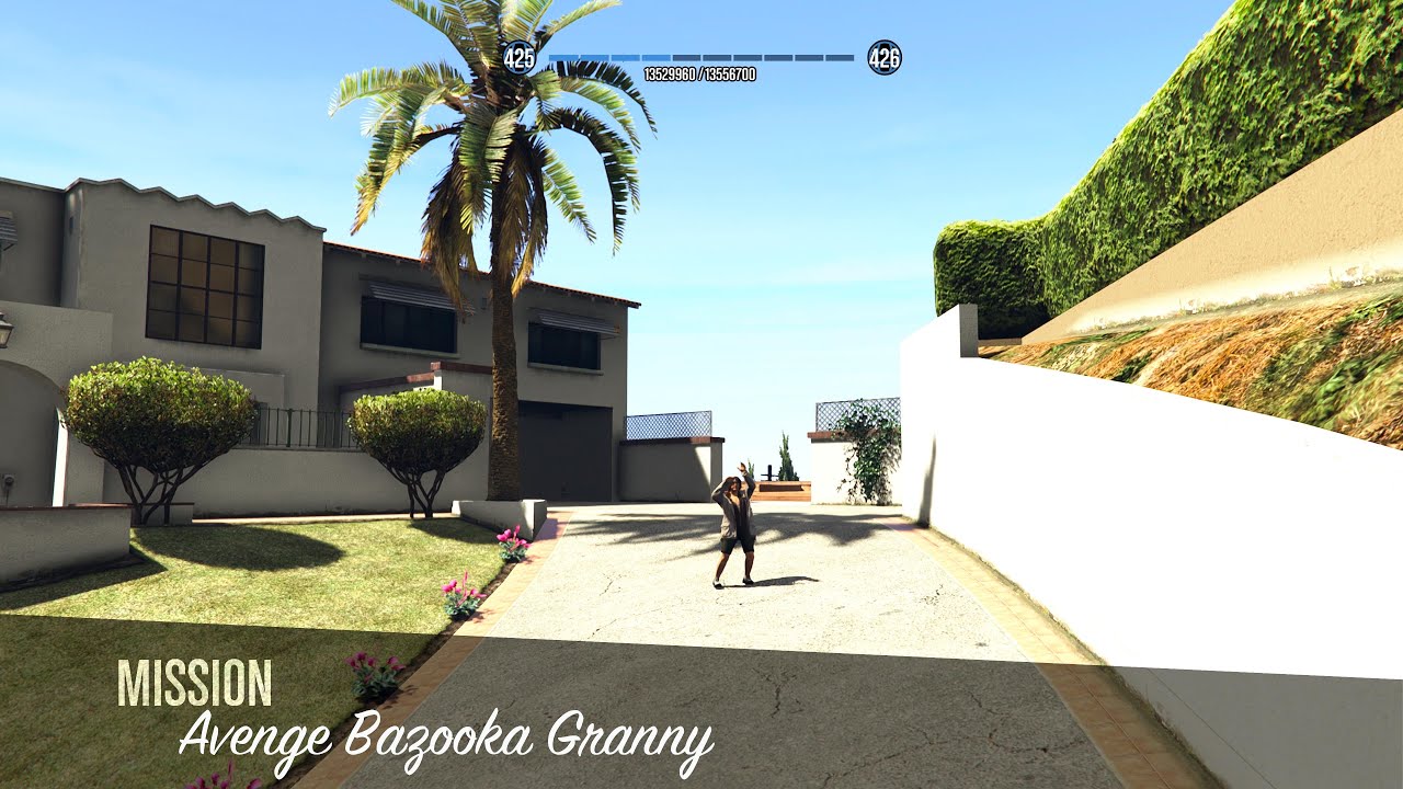 GTA Online Granny Hit By A Bazooka Full Mission