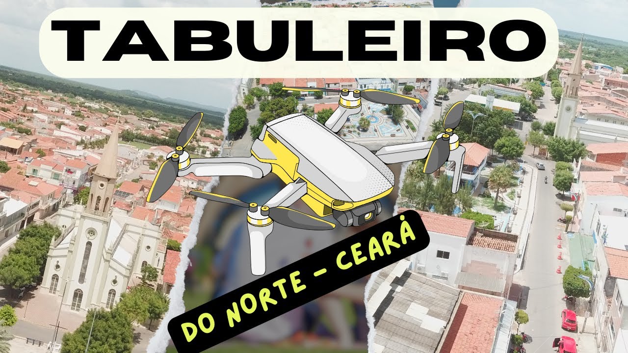 Tabuleiro do Norte Ceará vista de cima.