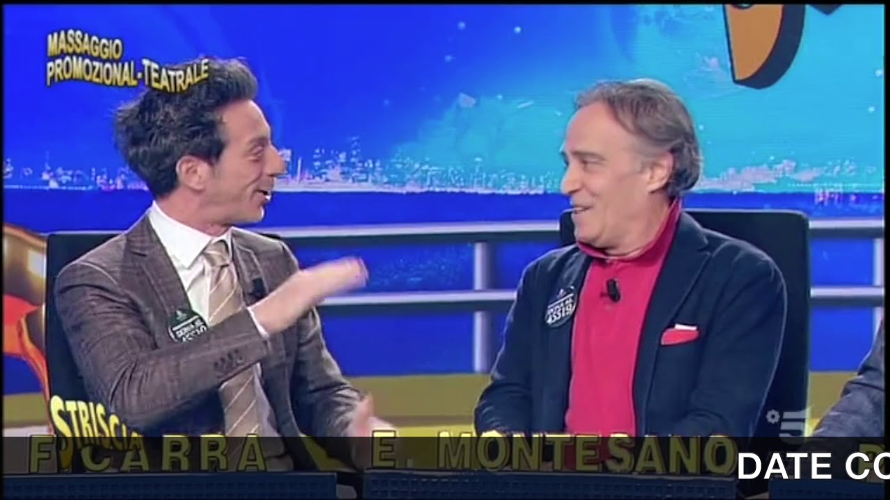Enrico Montesano ospite a Striscia la Notizia