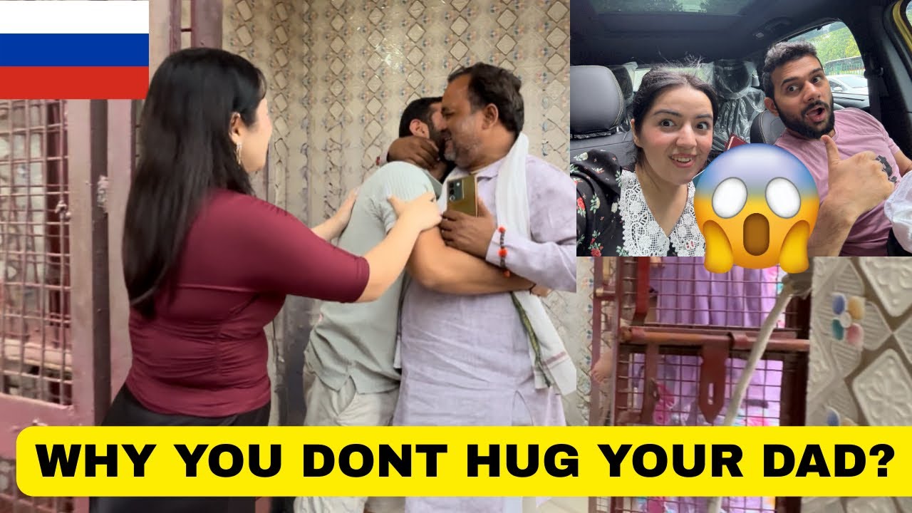 INDIA M LADKE PAPA KO HUG KYU NHI KRTE? 🤔 or hamari good news sunlo 