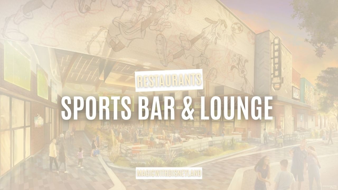 ⚽🍔 Découverte du Sports Bar & Lounge à Disneyland Paris