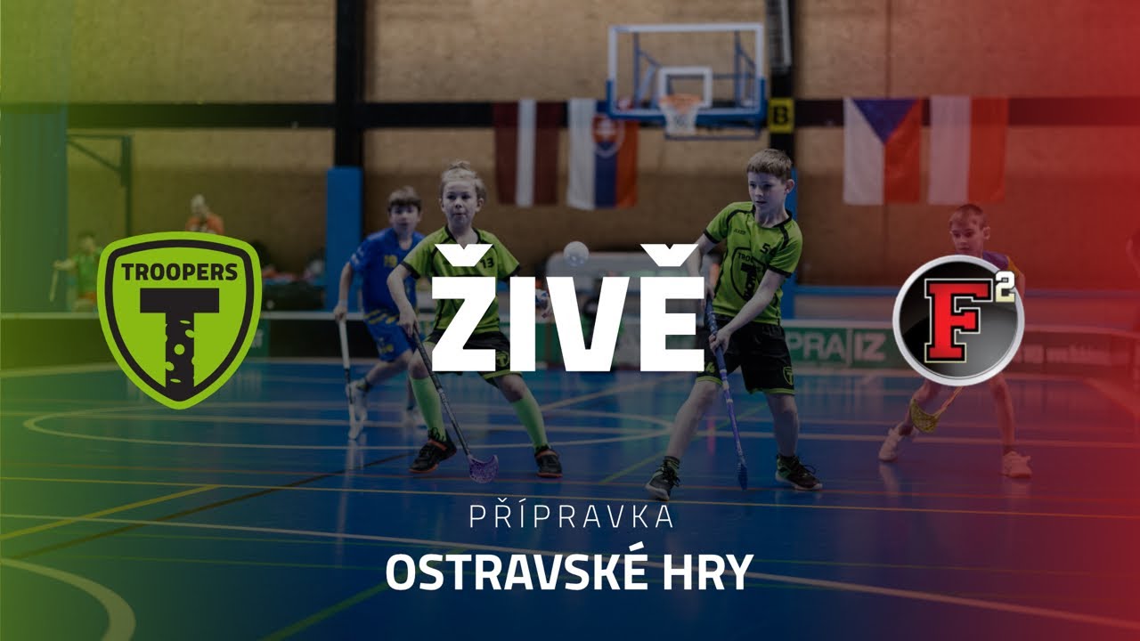 LIVE - Přípravka vs. Florbal Vsetín | Ostravské hry