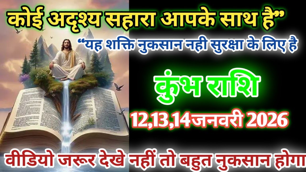 कुंभ राशि!कोई अदृश्य सहारा आपके साथ है”यह शक्ति नुकसान नहीं सुरक्षा के लिए है kumbh rashi 