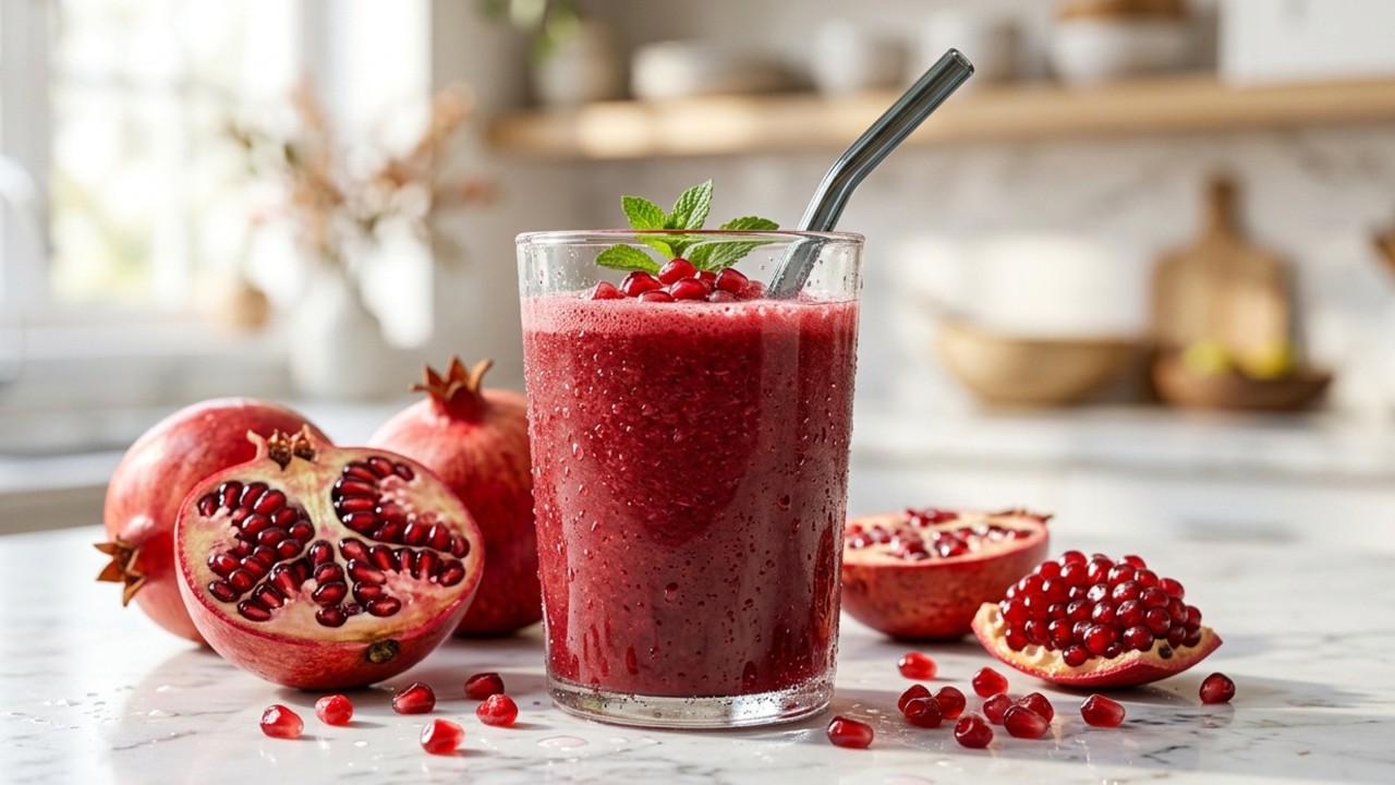 How To Make Pomegranate Smoothie - Pomegranate Smoothie Recipe