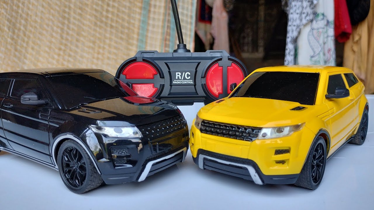 Remote control Range Rover black and yellow colour Rc toy car Radio control car