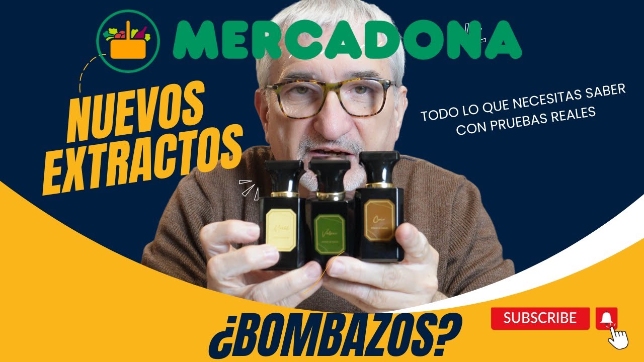 ¡GRANDES NOVEDADES PERFUMES MERCADONA!! EXTRACTOS UNBOXING RESEÑAS #perfumes