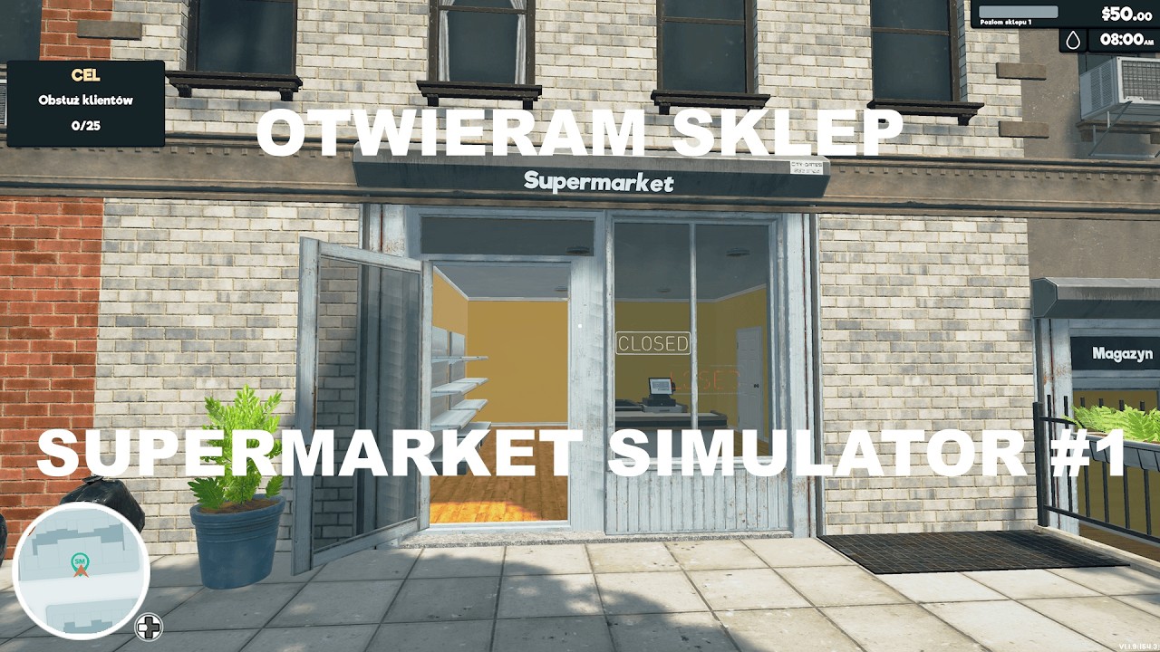 Otwieram własny sklep!!! |  Supermarket Simulator XBOX #1
