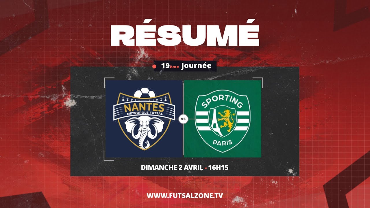 D1 Futsal - J19 Nantes Métropole Futsal vs Sporting Club Paris