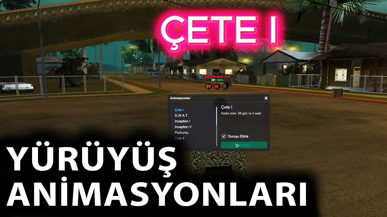 MTA - YÜRÜYÜŞ ANİMASYONLARI