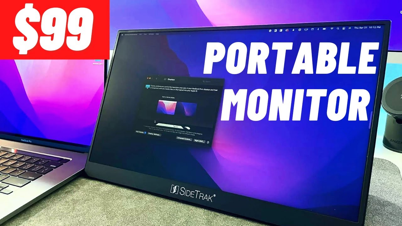 Portable Monitor USB-C HDR // UNDER $100!