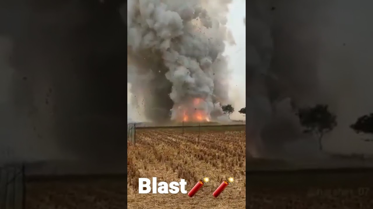 #Blast in cracker's factory 🏭