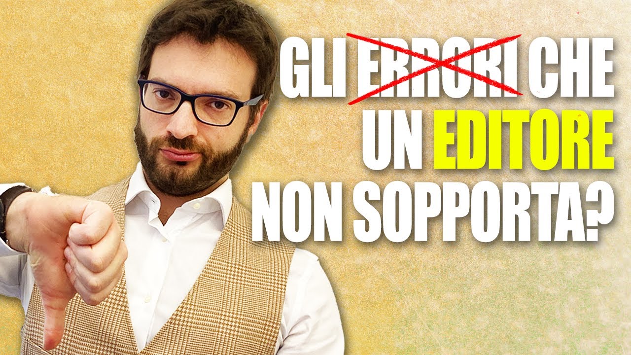 Perché gli editori scartano il tuo manoscritto?