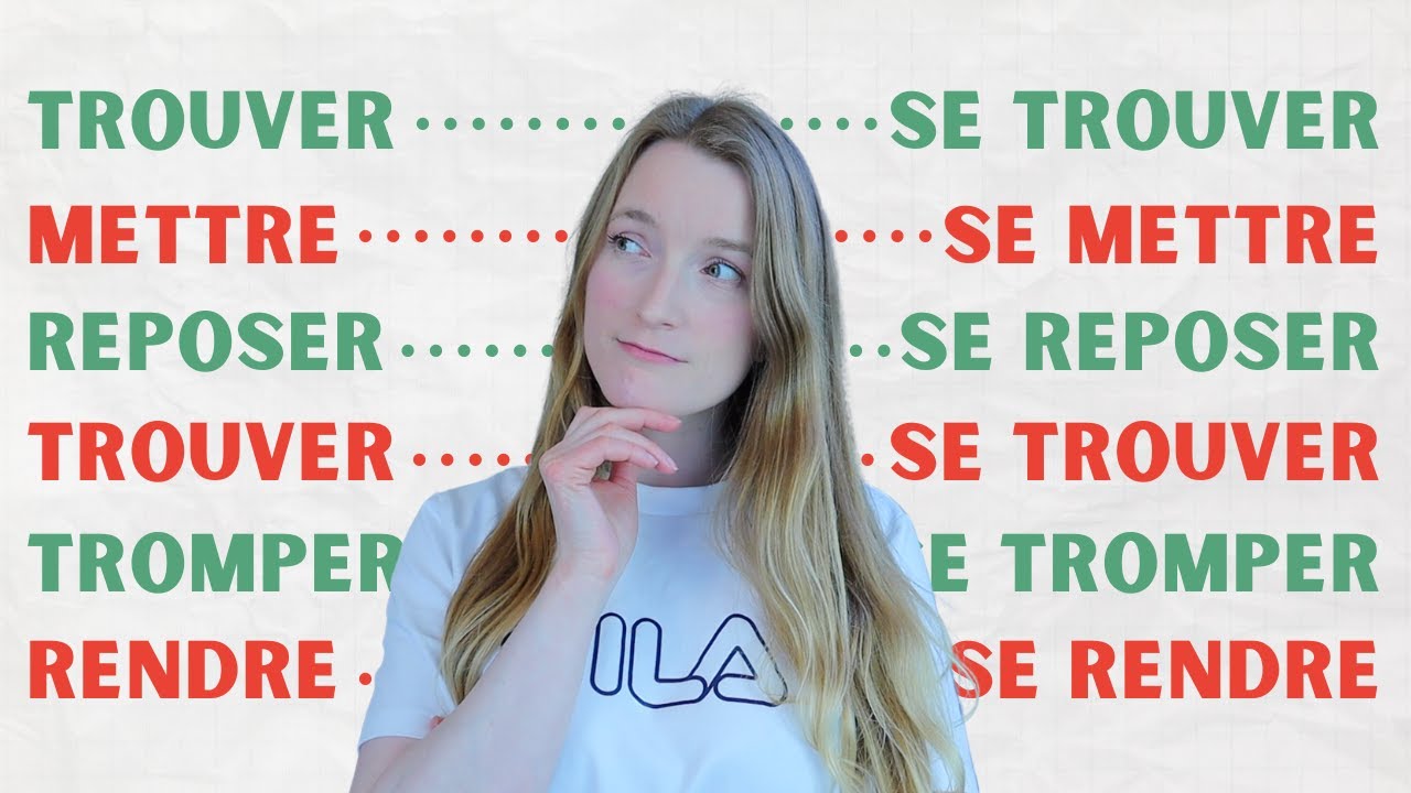 20 French Regular verbs vs Reflexive verbs with different meanings | Never mix them up again