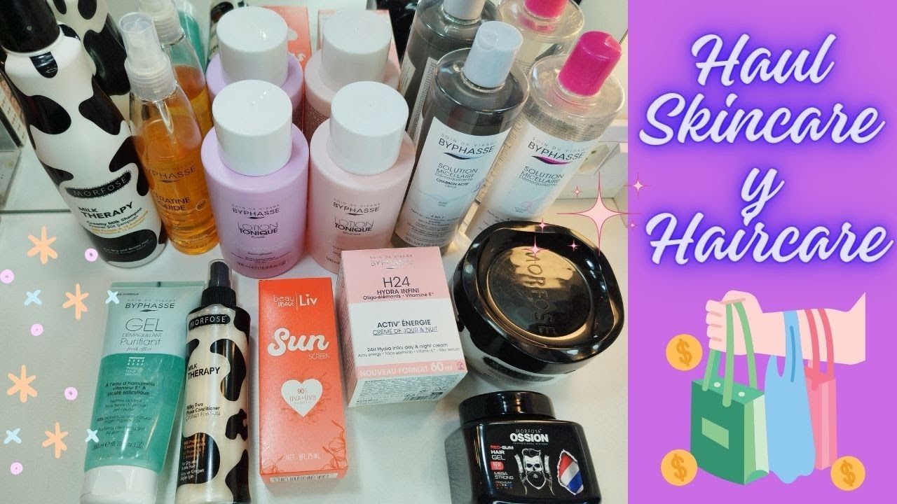 HAUL SKINCARE Y HAIRCARE BYPHASSE Y MORFOSE