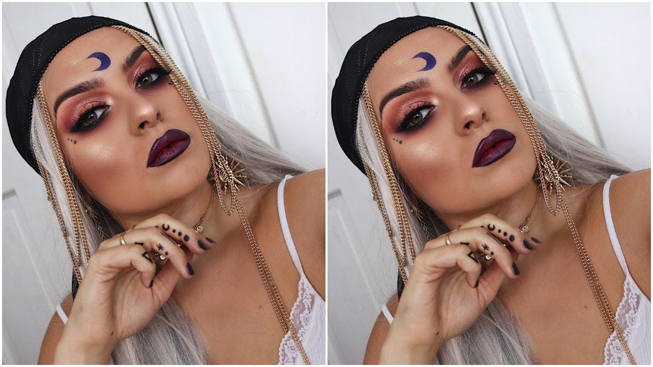 FORTUNE TELLER MAKEUP TUTORIAL