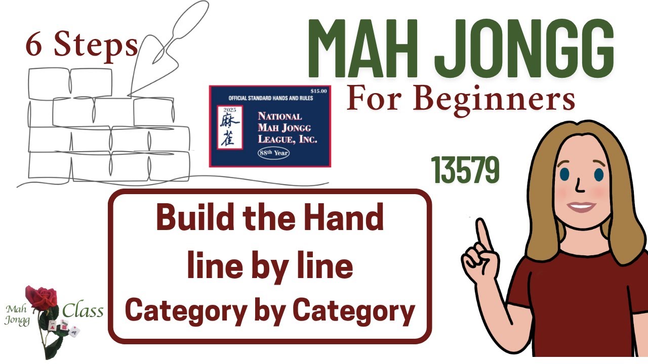 2025 National Mah Jongg League build the line by line category by category 13579 Section #mahjong