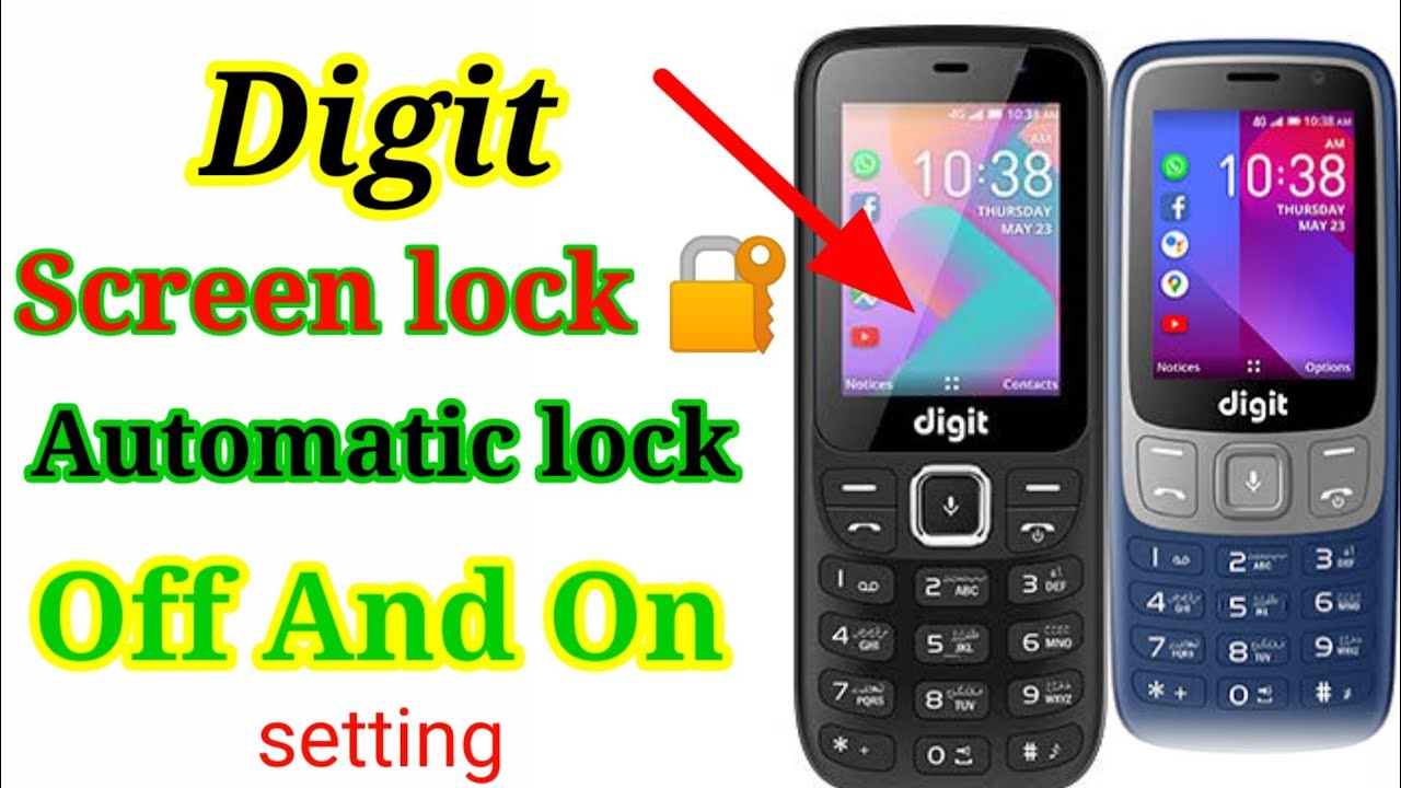 Digit Mobile Screen lock Setting/make online mobile/4g Digit Phone Automatic lock Fixed//Make Online
