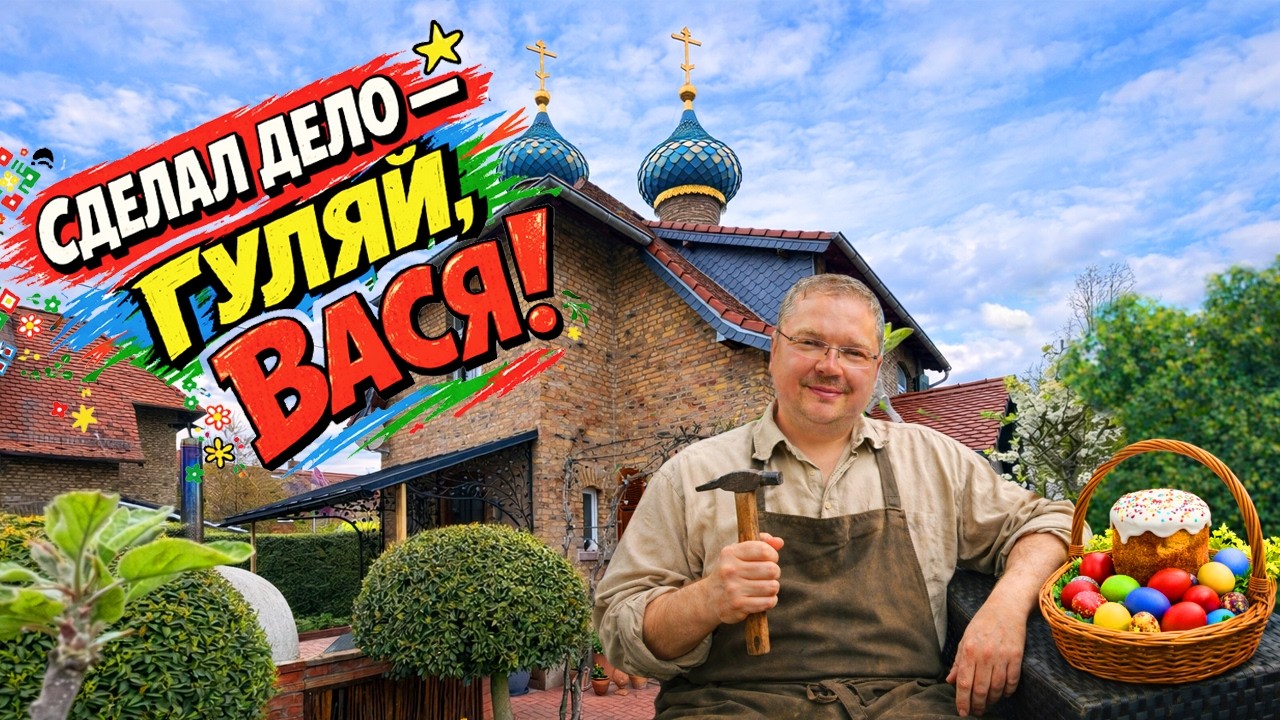 Кованый навес на немецкое старье. Последняя работа для мужа ?
