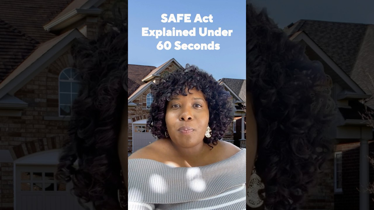 NMLS SAFE Act Explained in 60 Seconds | Mortgage Law Made Simple