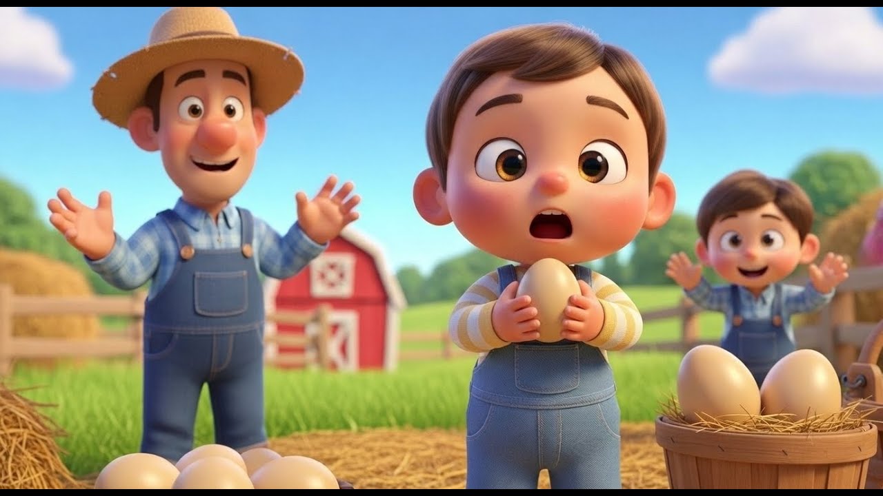 Old MacDonald Farm 🚜😲 Baby Found the Eggs! | Fun Farm Story for Toddlers