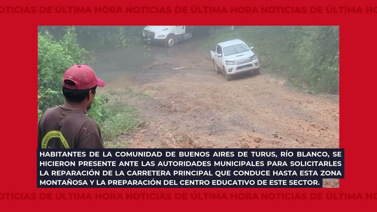 HABITANTES DE LA COMUNIDAD DE BUENOS AIRES DE TURUS, RÍO BLANCO