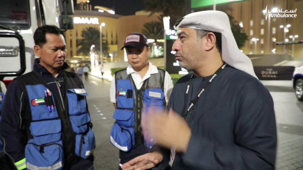 إسعاف دبي في رأس السنة 2020