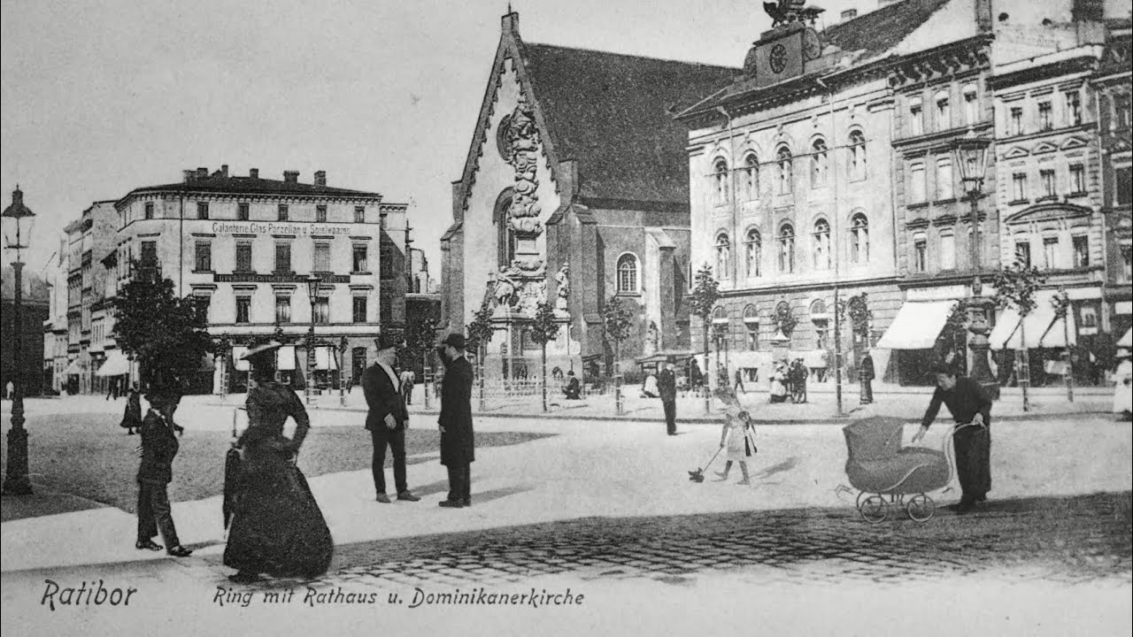 Racibórz na dawnej pocztówce.