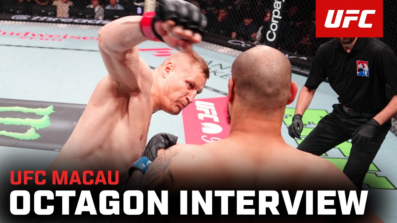Интервью с Сергеем Павловичем в октагоне | UFC Макао