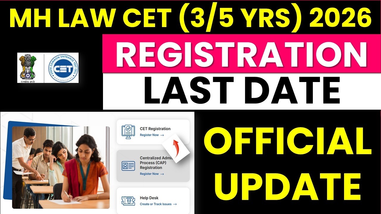 MH LAW CET (3/5 Yrs) Registration Process Last Date | mhlawcet Registration Process 2026 | #mhlawcet