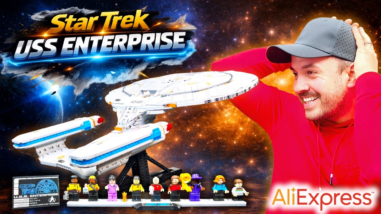 Star Trek USS Enterprise #10356 do AliExpress – TUDO REVELADO 🔥