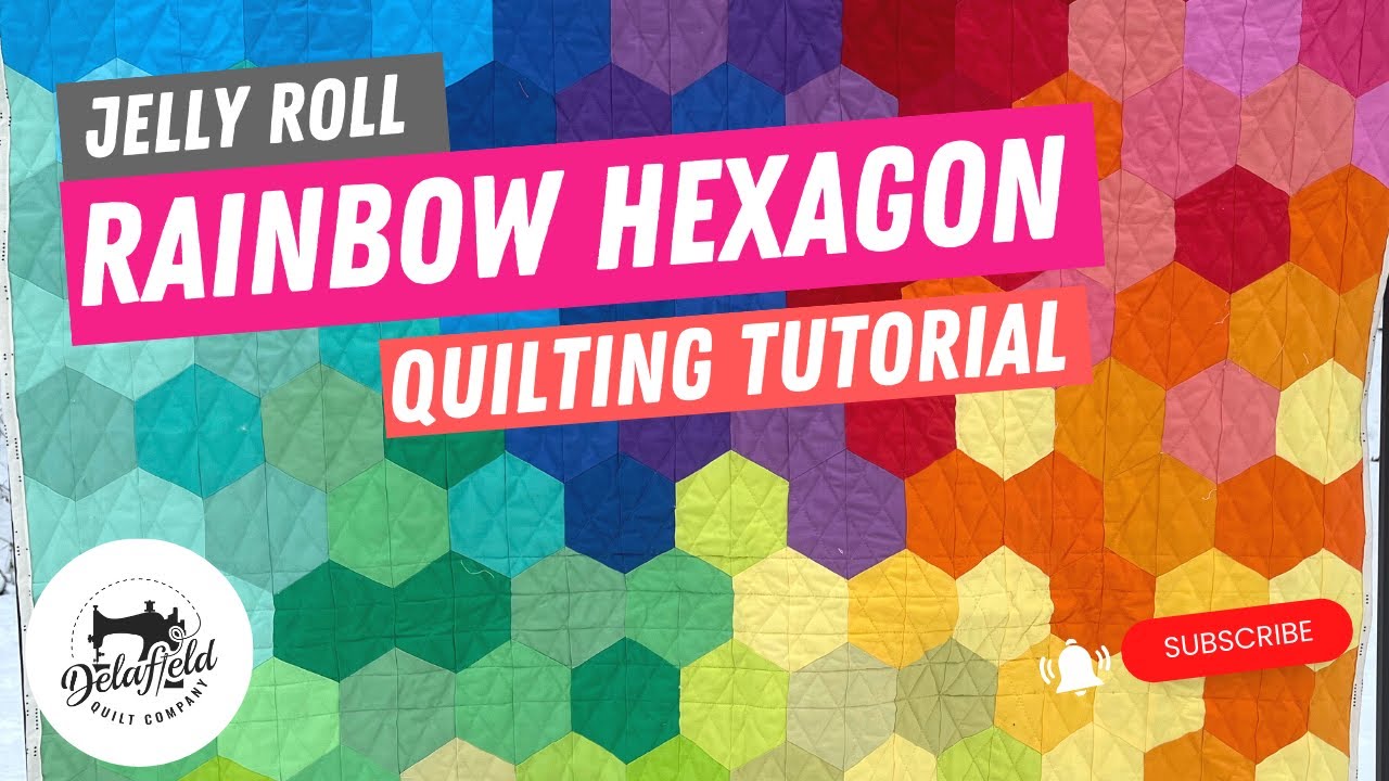 How to Make a Jelly Roll Hexagon Quilt