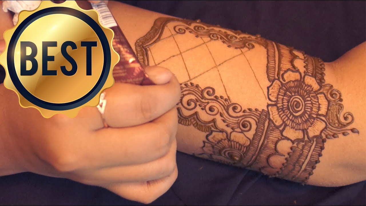 Beautiful bangali traditional full hand mehndi design