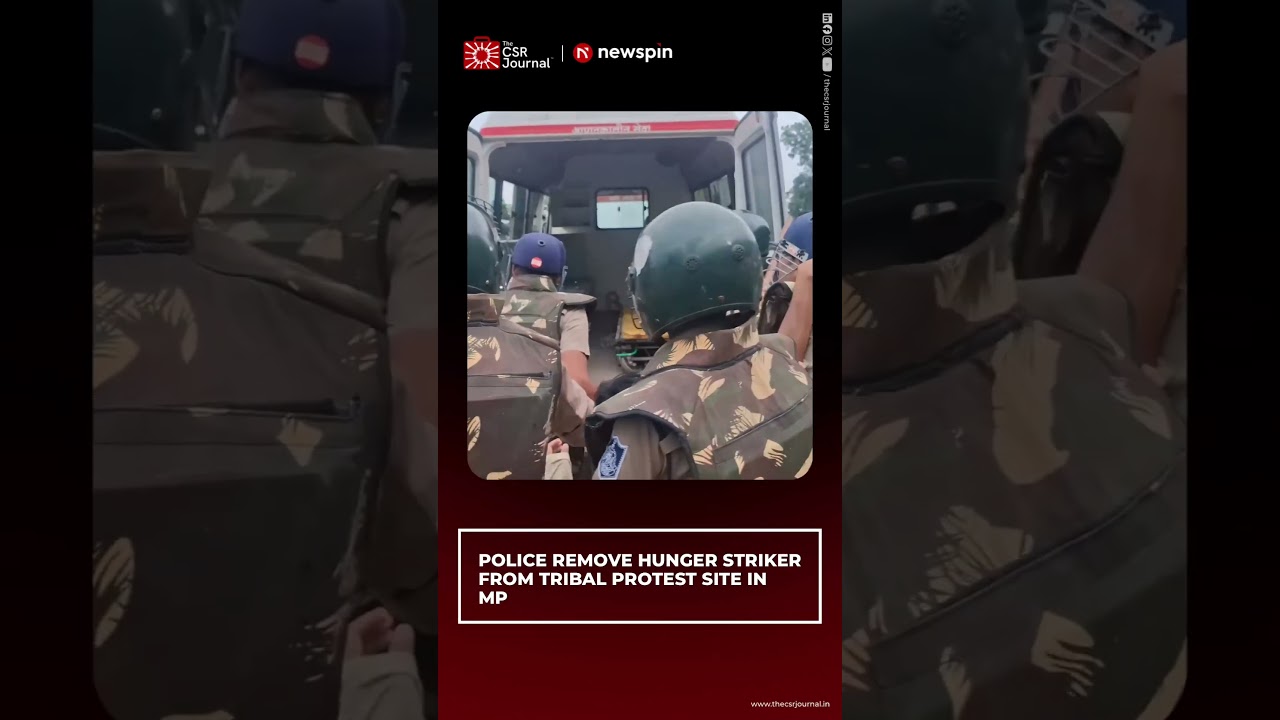 Police Remove Hunger Striker From Tribal Protest Site in MP